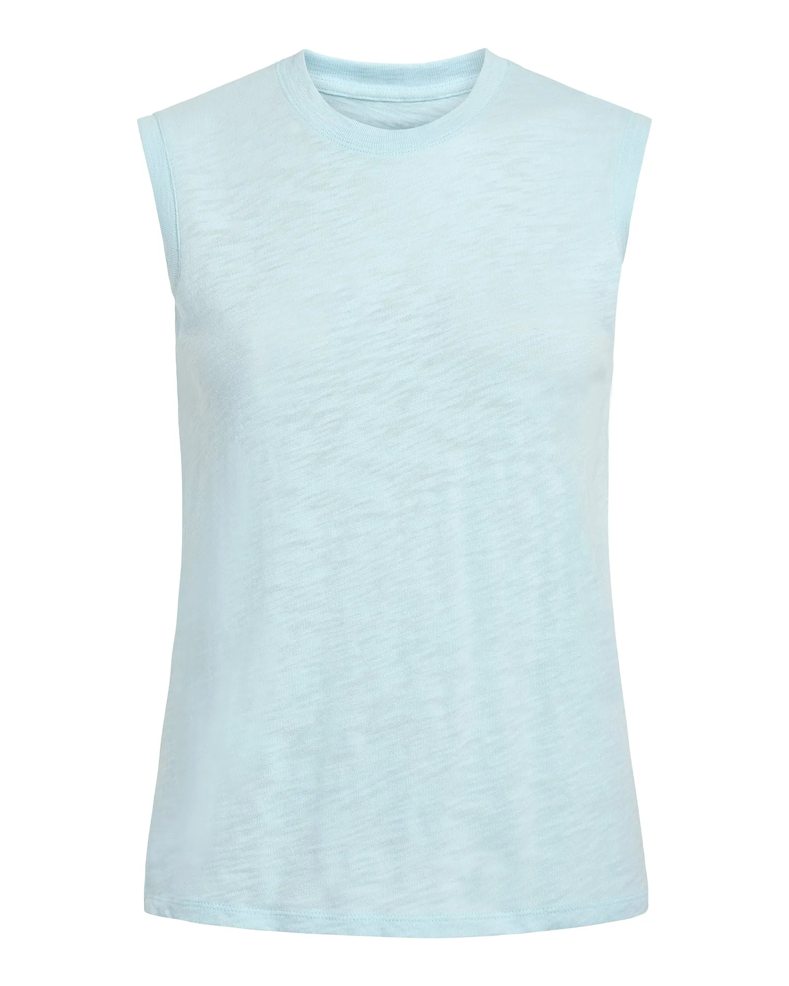 Slub Jersey Sleeveless Schoolboy - Ocean Blue