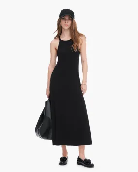 Slub Jersey Tank Maxi Dress - Black