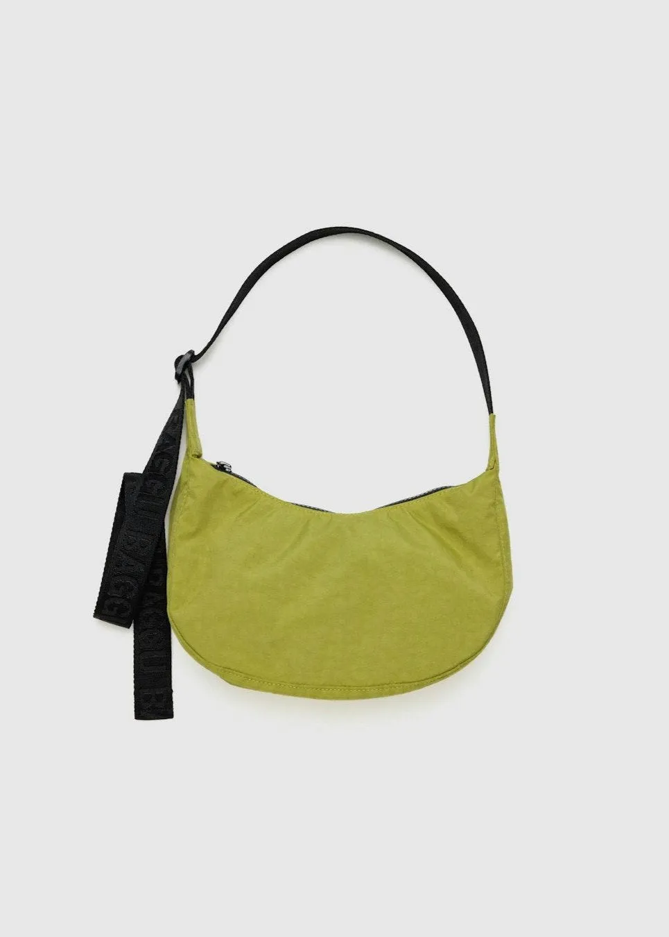 Small Nylon Crescent Bag - Lemongrass