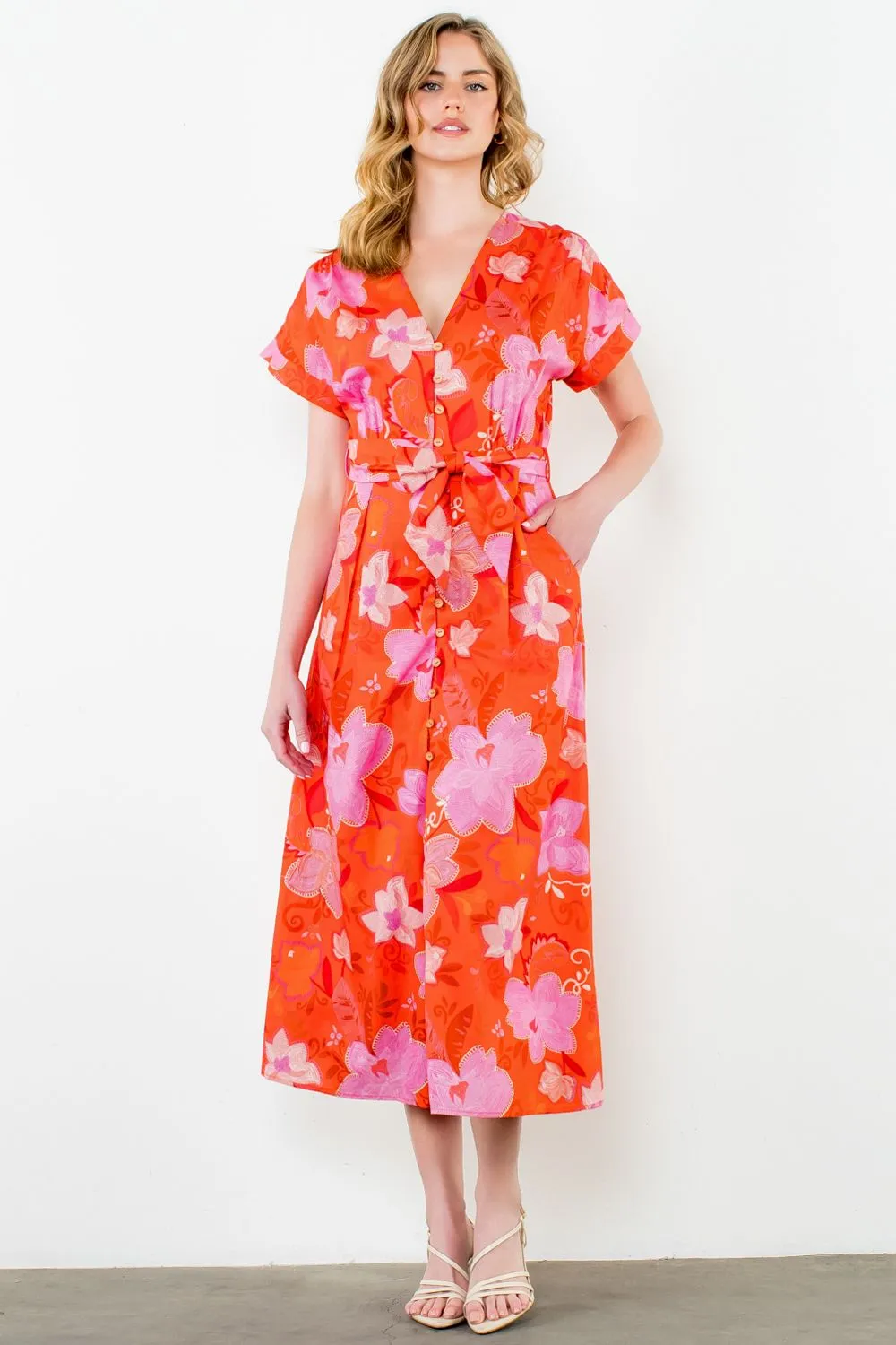 SS FLORAL MAXI DRESS