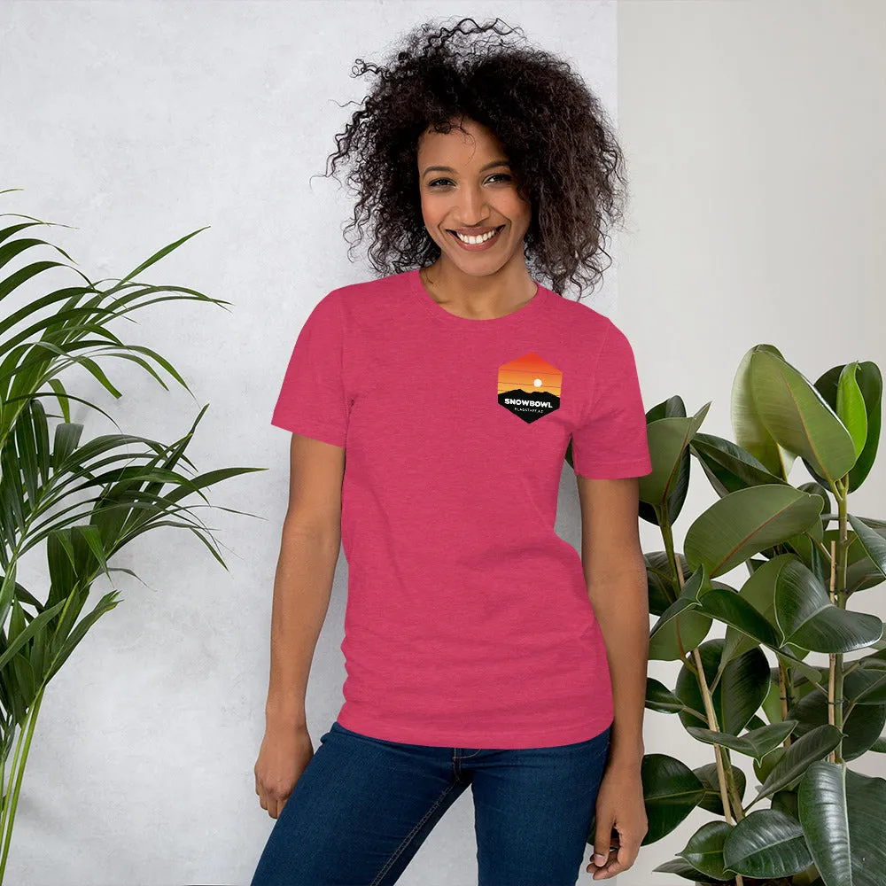 Sunset Pocket Logo Ladies T-Shirt