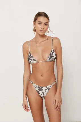 Tangiers Bikini Top - Vaquero Cow