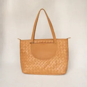 Tara Tote | Hand Woven Leather Tote