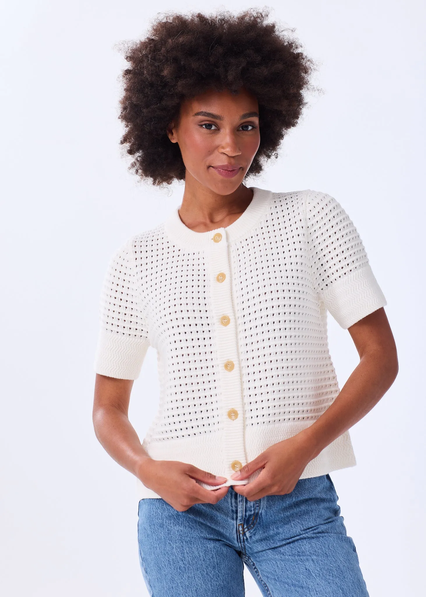 The Cotton Crochet Cardigan