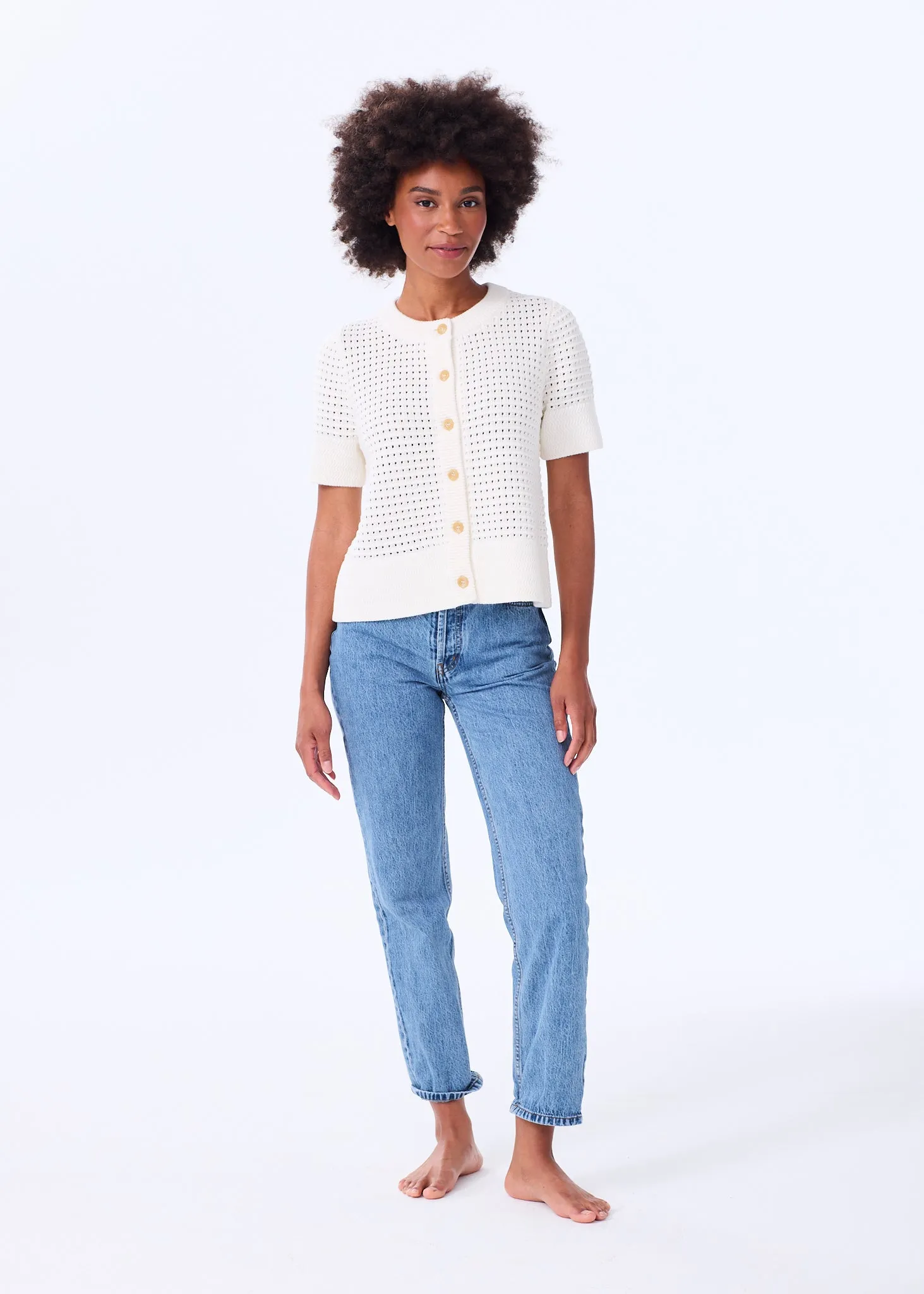 The Cotton Crochet Cardigan