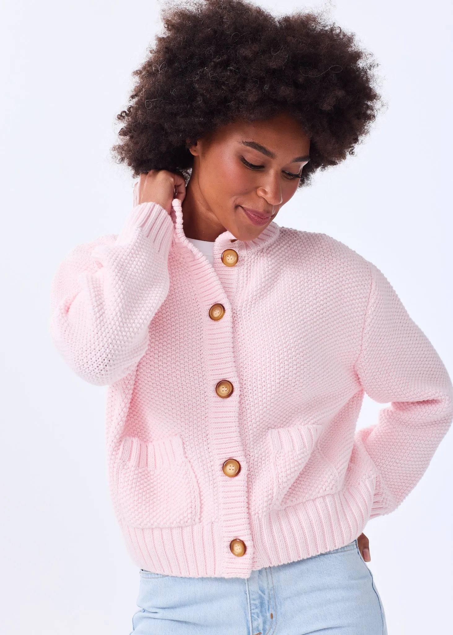 The Cotton Sweater Jacket