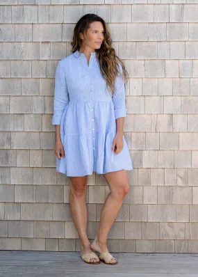 The Linen Ruffle Dress - Sale
