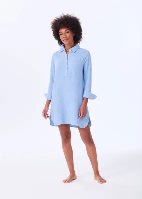 The Organic Cotton Shirt Dress - Triple Gauze