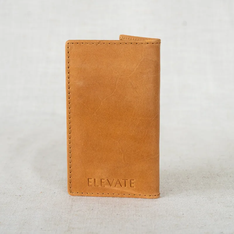 Vertical Leather Card Wallet