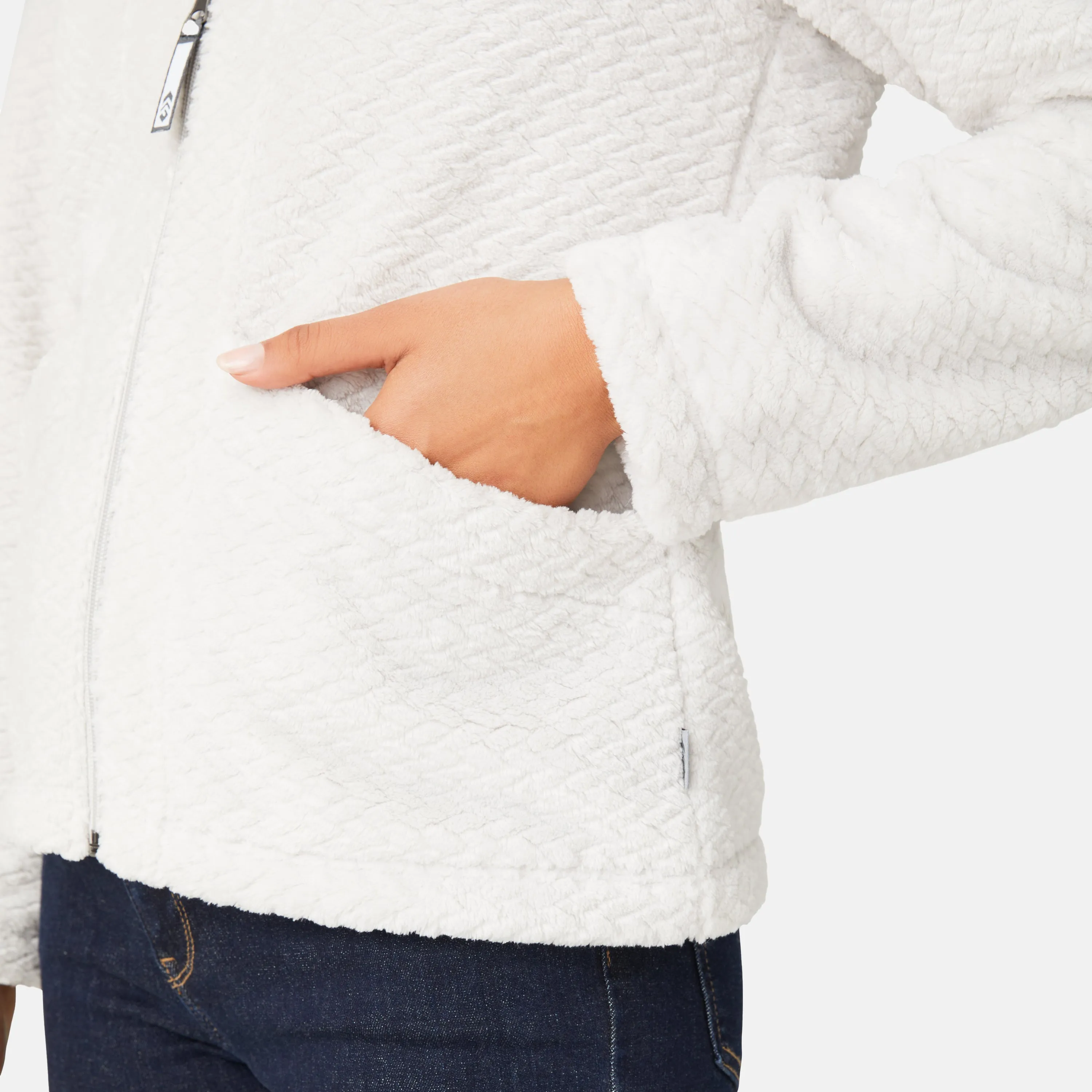 Women's Braided Butter Pile? Jacket