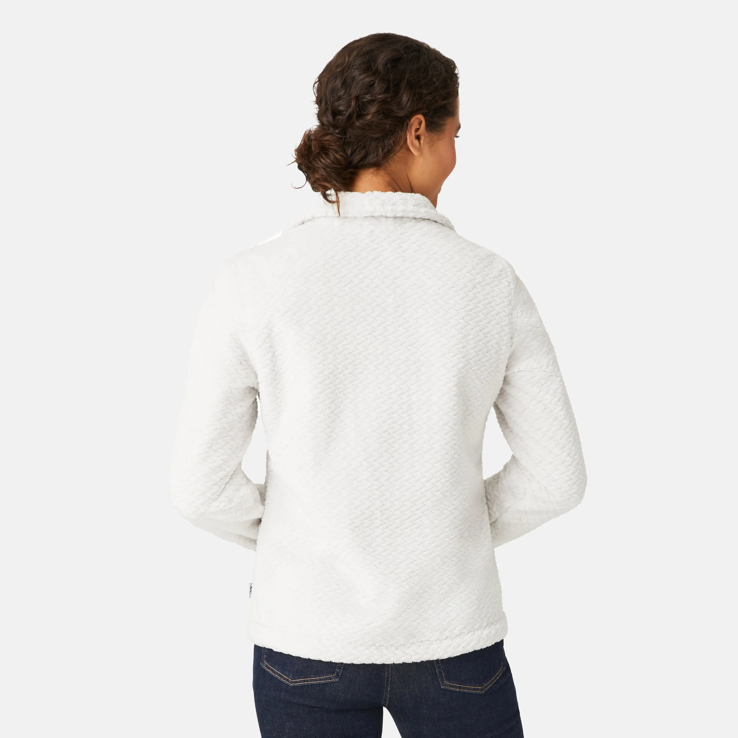 Women's Braided Butter Pile? Jacket