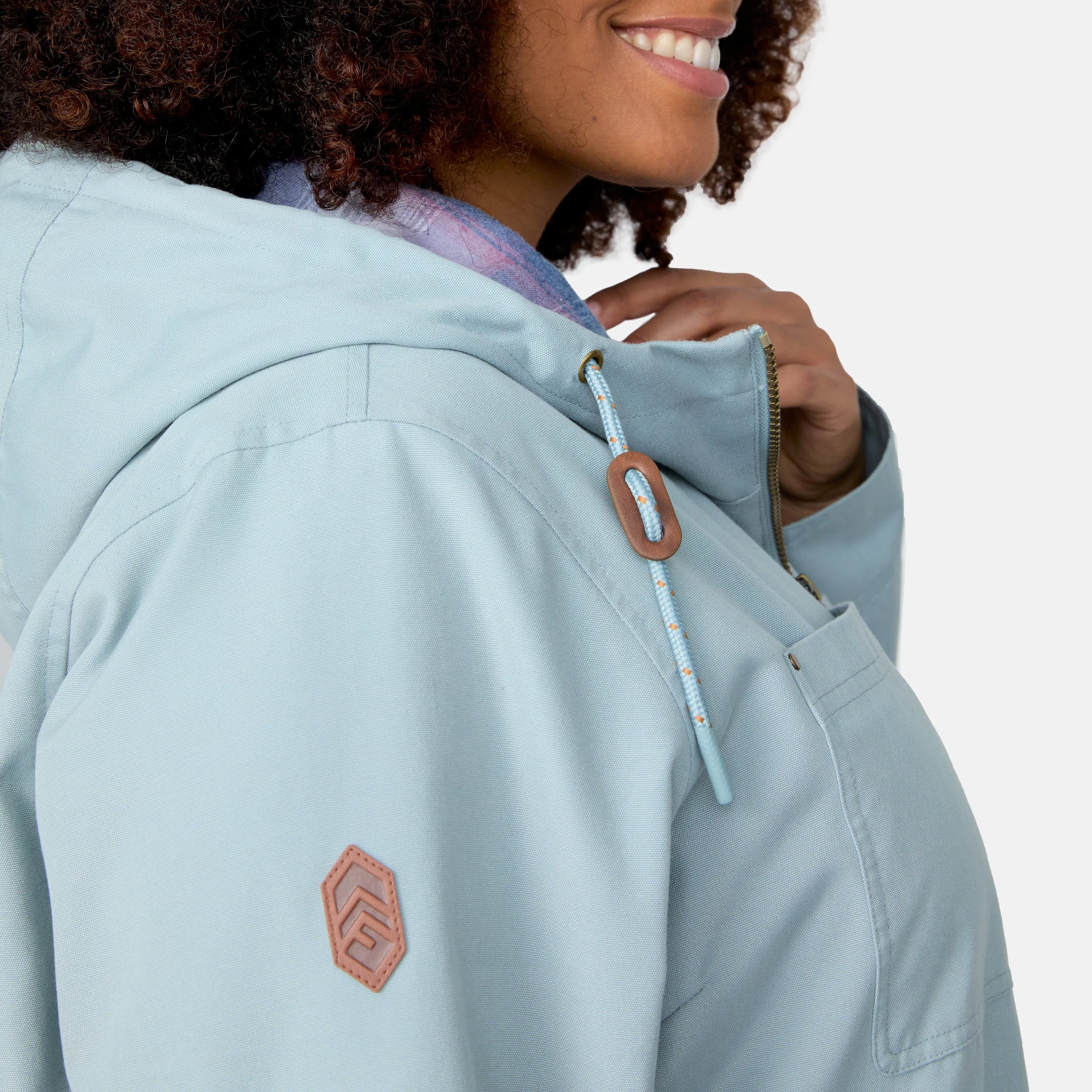 Women's Plus Size Lightweight Cascade Canvas Jacket