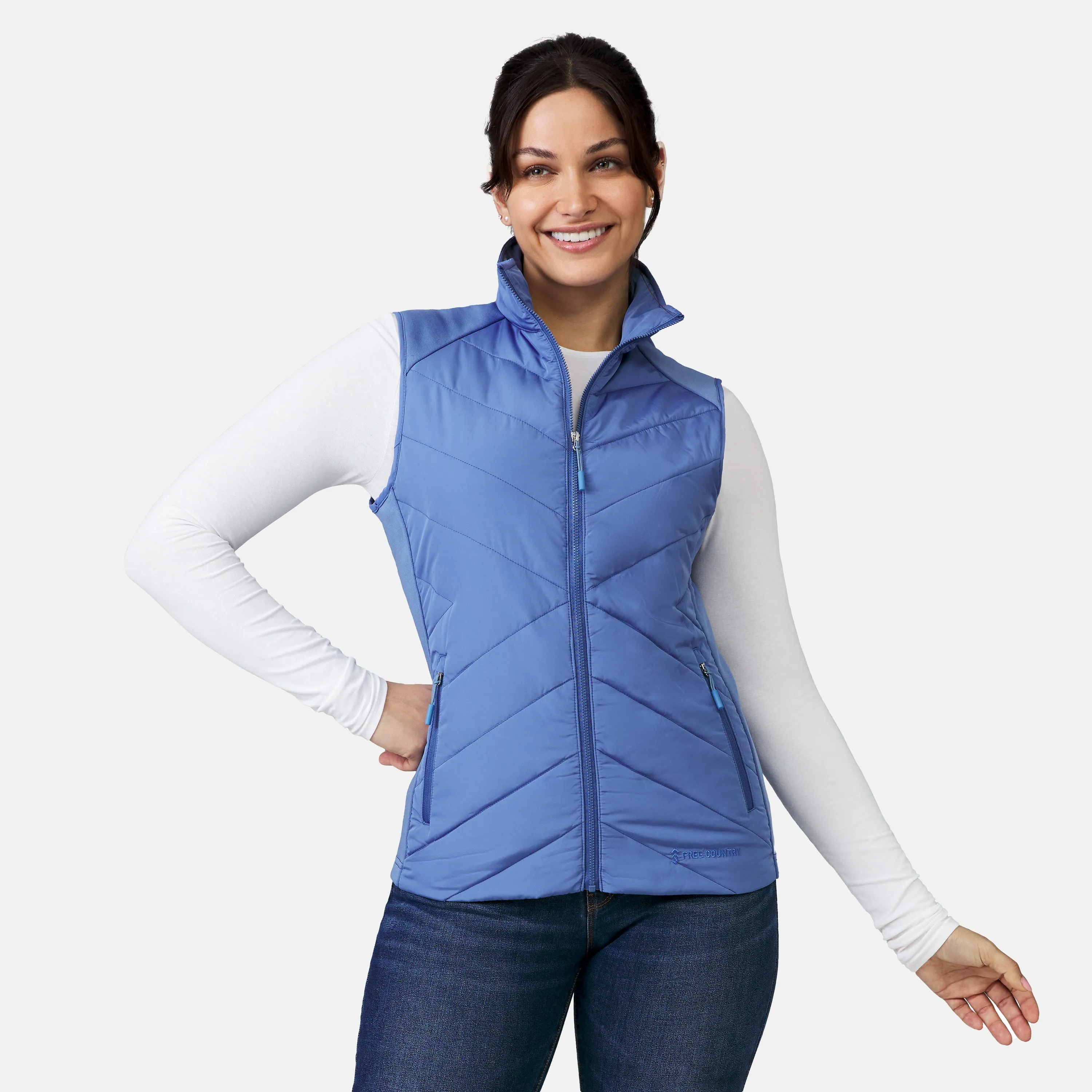 Women's Quilted Hybrid Vest