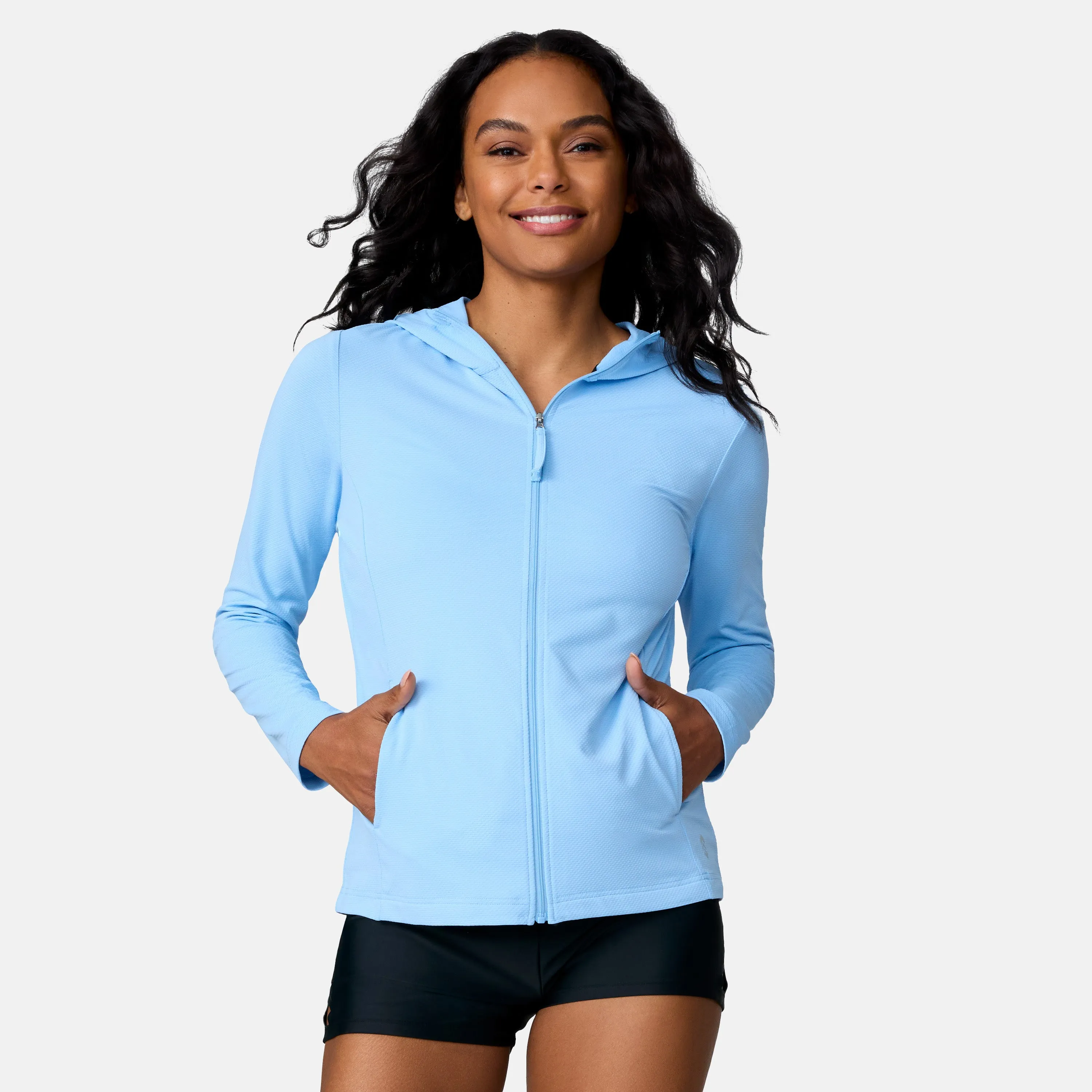 Women's SunFree Full Zip UPF Sunshirt