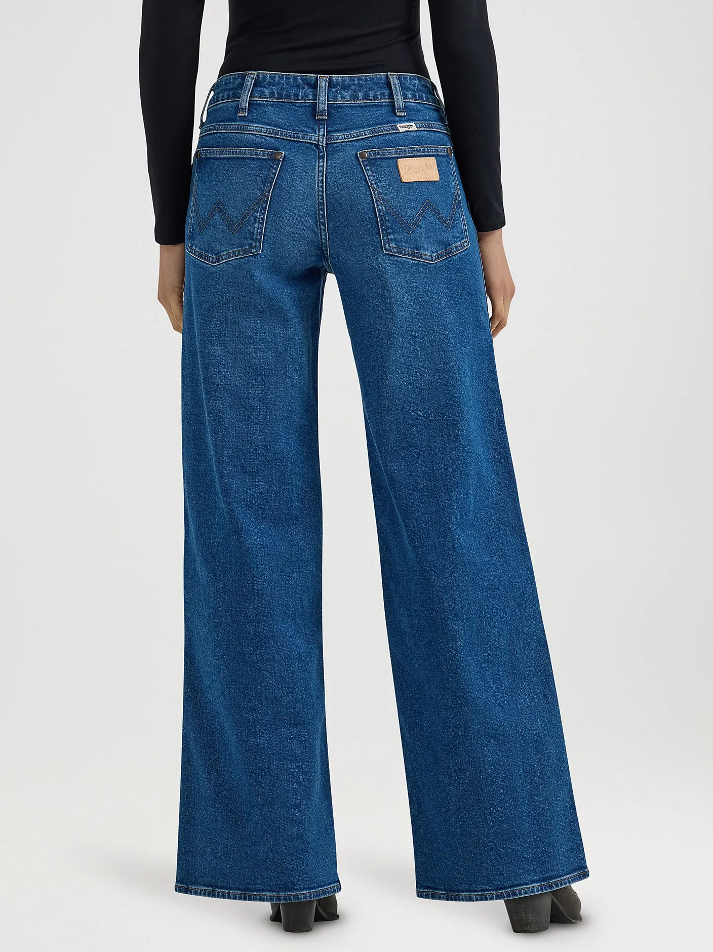 Worldwide Wide Leg Jeans - Indigo Dusk